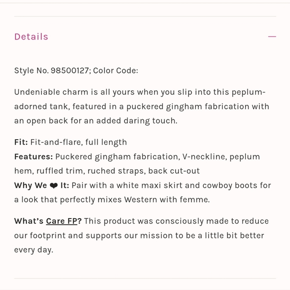 Free People NWOT Tag You're It Tank sz Med in Pink/ Green Combo - Picture 12 of 14